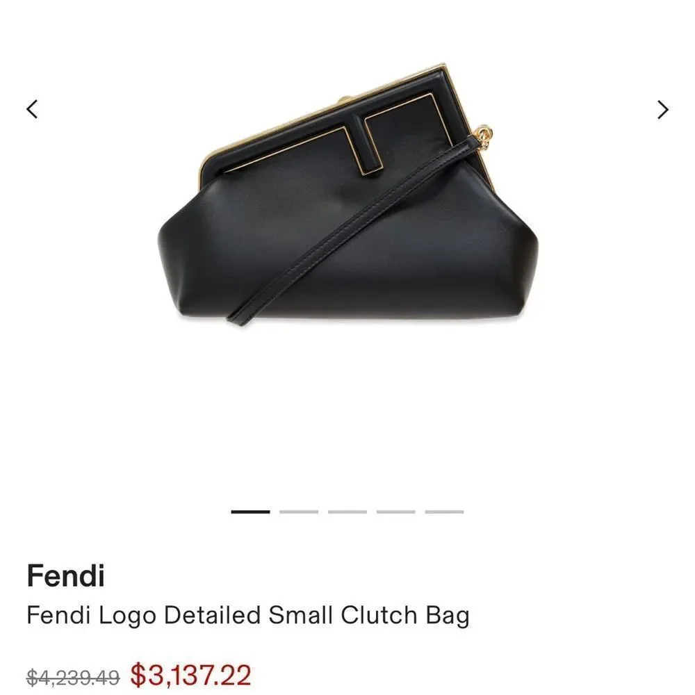 Fendi | Bags | Fendiblackclutchbag | Poshmark